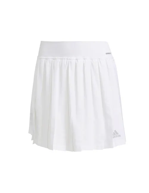 Falda Plisada Adidas Club Blanco Mujer