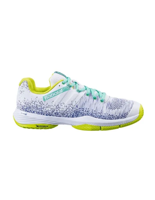 Babolat Sensa Omni Clay Blanco Azul Mujer 31s22757 1066