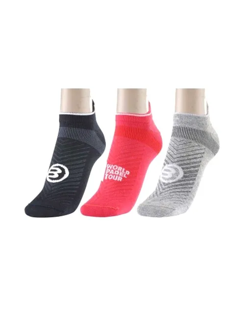 NOX Technical Calcetines de Padel Hombre - Blanco/Rojo