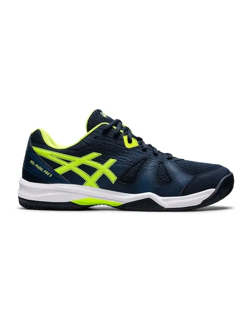 Asics Gel Padel Pro 5 Azul Verde Fluor 1041a302401