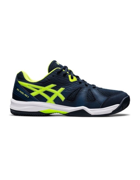 Asics Gel Padel Pro 5 Azul Verde Fluor 1041A302401 | Ofertas de pádel