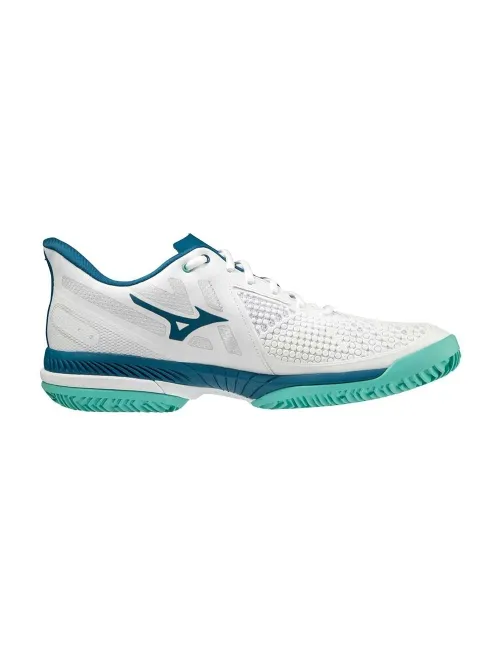 Mizuno Wave Exceed Tour 5 Clay Court Blanco Azul | Ofertas de pádel