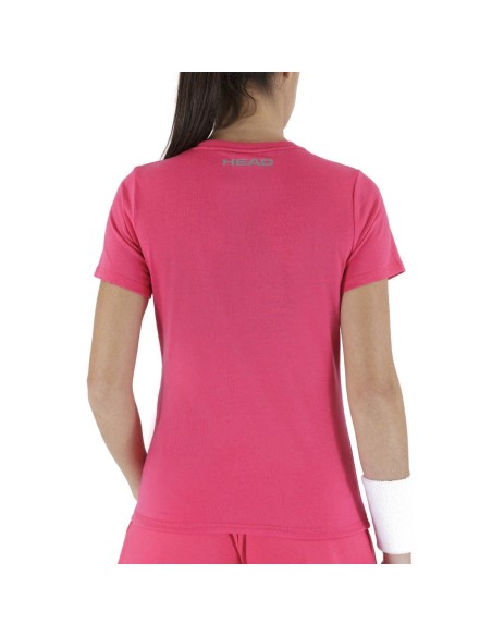 Head T-shirt Club Lara Fuchsia Mulher | Ofertas de padel