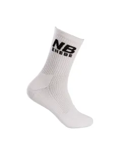 Calcetines Enebe Media Caña Revolution Blanco | Ofertas de pádel