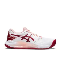 Asics Gel-Challenger 13 Clay Blanco Rosa Mujer | Ofertas de pádel
