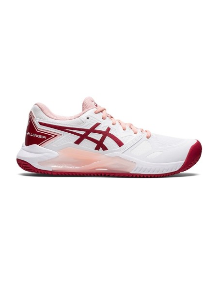 Asics Gel-Challenger 13 Clay Branco Rosa Mulher | Ofertas de padel