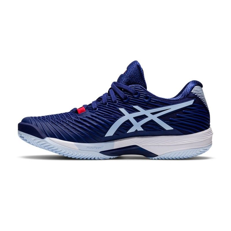 Asics Solution Speed Ff 2 Clay Azul Blanco Mujer 1042a134 404