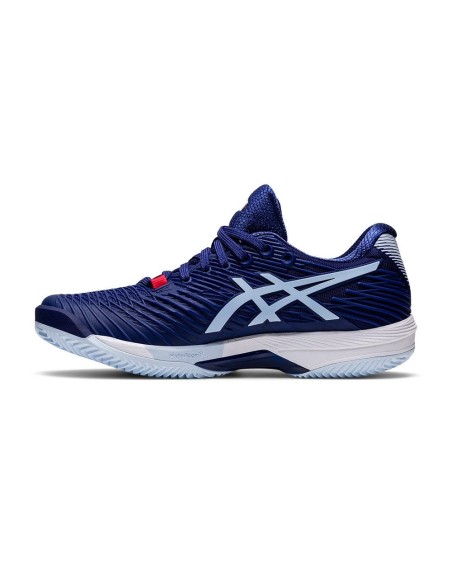 Asics Solution Speed Ff 2 Clay Azul Blanco Mujer | Ofertas de pádel Asics Solution Speed Ff 2 Clay Azul Blanco Mujer | Ofertas de pádel