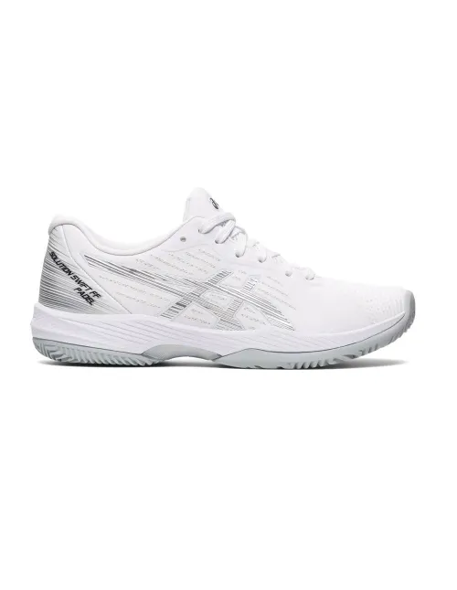 Asics Solution Swift Ff Padel Blanco Plata Mujer 1042A204 100 |Padel offers