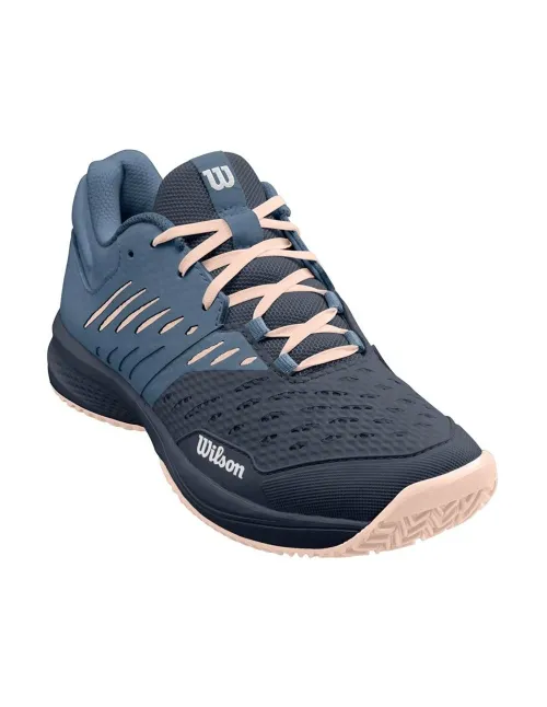 Zapatillas Wilson Kaos Comp 3.0 Azul Rosa Mujer Wrs328800 | Ofertas de padel