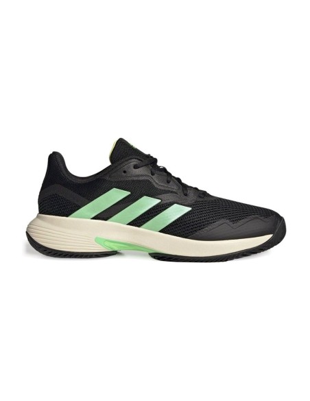 Adidas Courtjam Control Clay Negro Verde Gw4220 | Ofertas de pádel