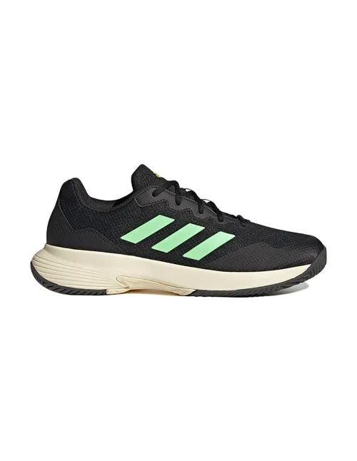 Adidas Gamecourt 2 Negro Verde Hr0755 | Ofertas de pádel