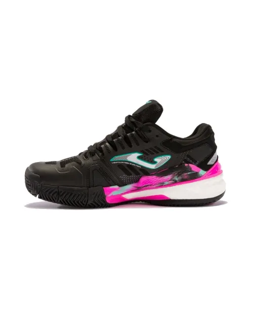 Joma Slam 22 Clay Negro Fucsia Mujer Tslalw2201p