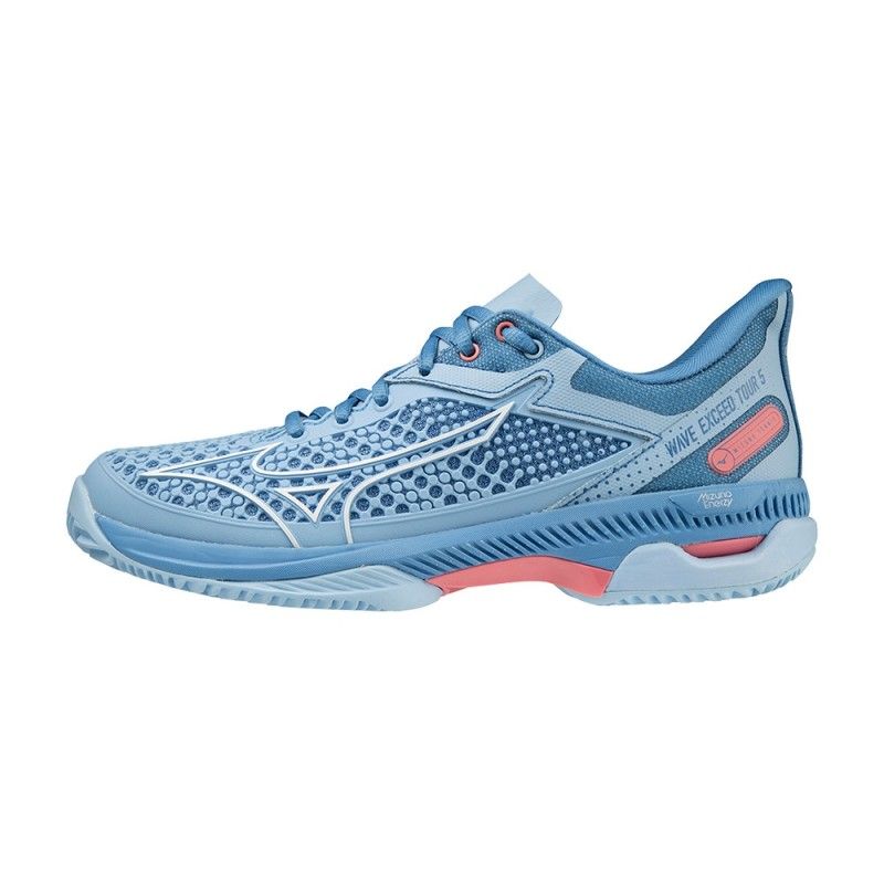 Mizuno Wave Exceed Tour 5 Clay Court Azul Mujer 61gc2275 21