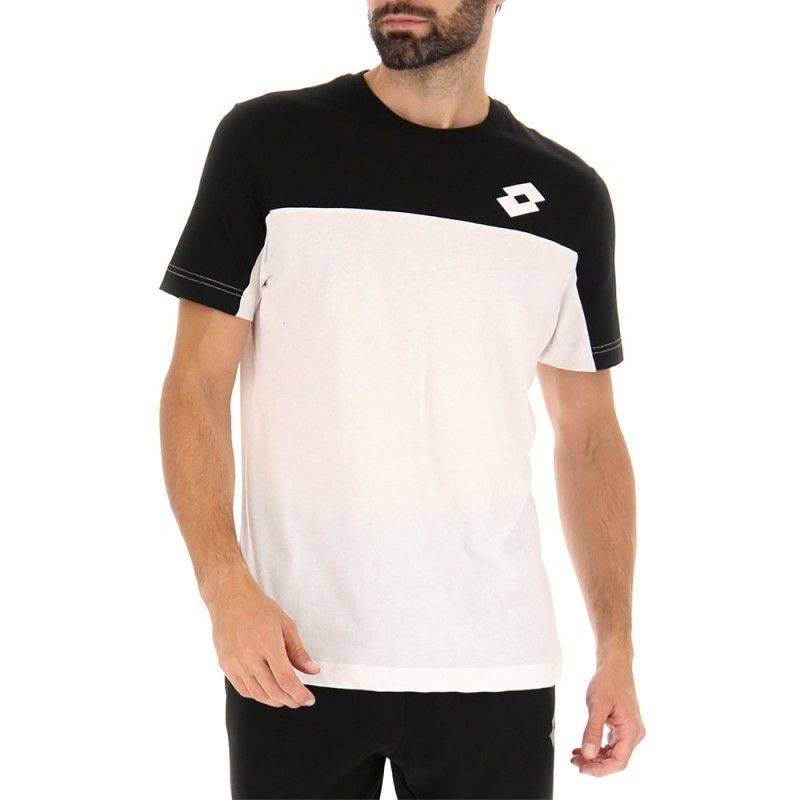 Camiseta Lotto Dinamico Vi Block Blanco Negro