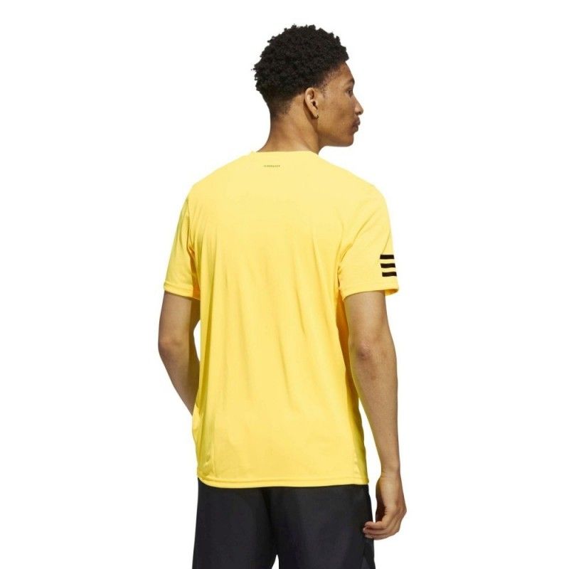 Camiseta Adidas Club Tennis 3 Bandas Amarillo