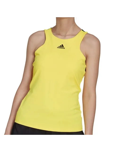 Camiseta De Tirantes Adidas Beam Amarillo Mujer