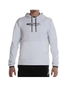 Sudadera Bullpadel Yambo Blanco | Ofertas de pádel