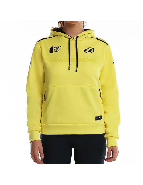 Sudadera Bullpadel Leste Limón Mujer