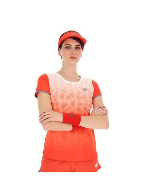 Camiseta Lotto Top Iv Naranja Mujer