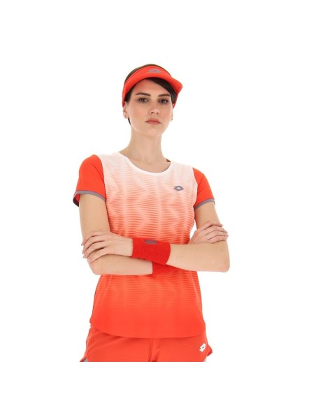Camiseta Lotto Top Iv Laranja Feminina | Ofertas de padel