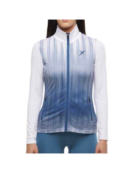 Drop Shot Casaco Isora Azul Branco Mulher | Ofertas de padel