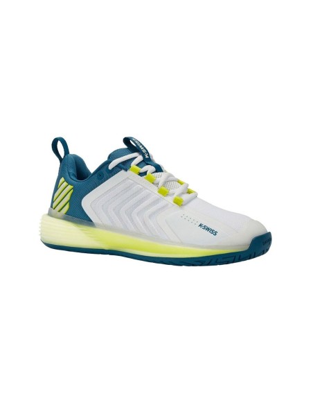 Kswiss Ultrashot 3 Blanco Amarillo 06988136 | Ofertas de pádel