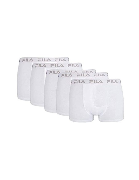 Paquete 5 Boxer Fila Gris | Ofertas de pádel
