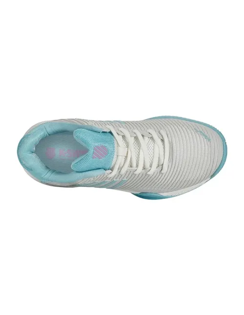Kswiss Hypercourt Express 2 Hb Mujer Blanco Azul | Ofertas de pádel