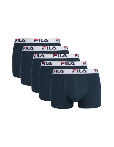 Fila Pack de 5 boxers Navy | Ofertas de padel