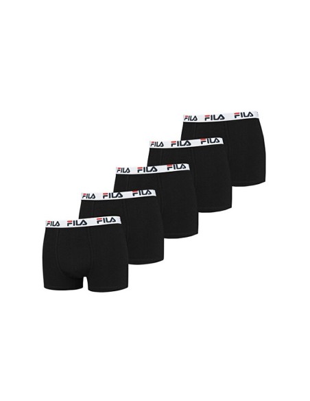 Pack De 5 Boxers Fila Negro | Ofertas de pádel