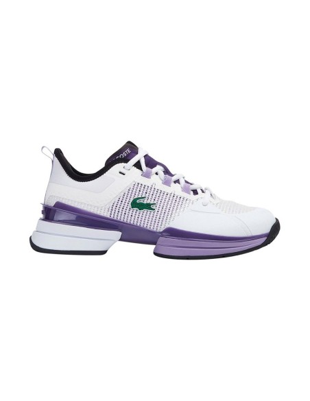Lacoste Ag-Lt21 Ultra Blanco Morado Mujer | Ofertas de pádel