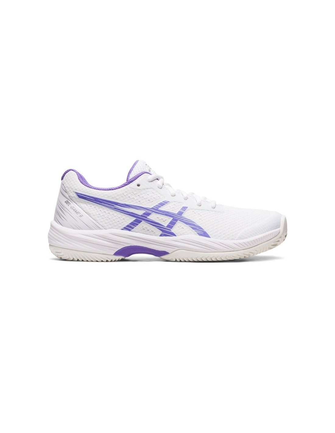 Zapatillas de pádel Mujer Asics Gel-Game 9 blanco/gris