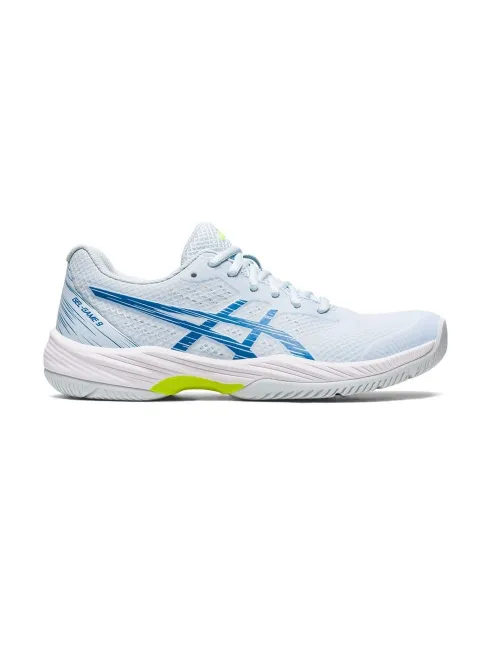 Asics Gel-Game 9 Azul Claro Blanco Mujer 1042a211-400