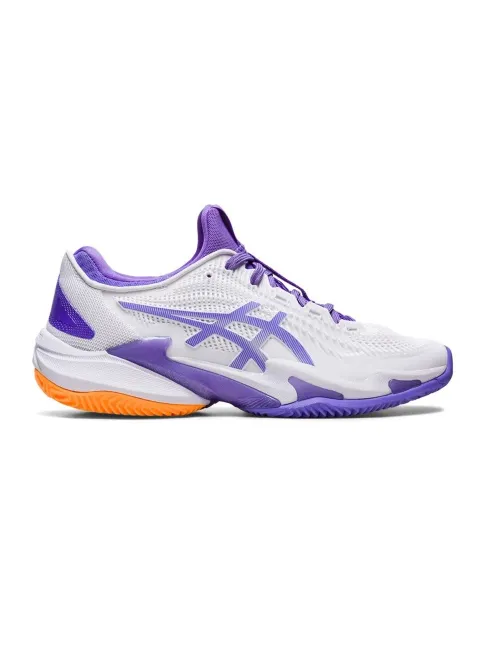 Asics Court Ff 3 Clay White Purple Women's | Ofertas de padel