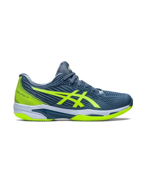 Asics Solution Speed Ff 2 Clay Azul Verde 1041A187 402 | Ofertas de padel