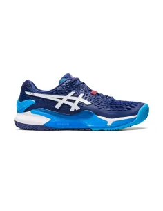 Indigo Blue Asics Gel-Resolution 9 Padel 1041A334 400 Shoes | Ofertas de padel