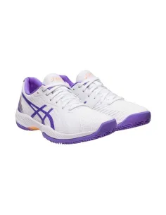 Asics Solution Swift Ff Blanco Morado Mujer | Ofertas de pádel 2