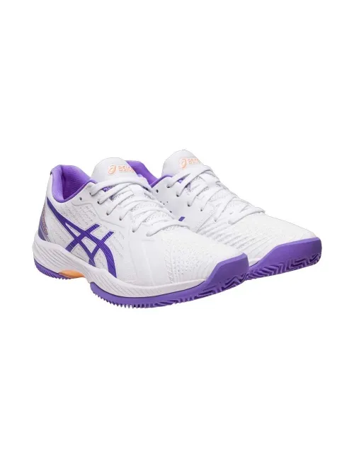 Asics Solution Swift Ff Blanco Morado 1042a197-105 Mujer