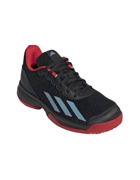 Adidas Courtflash K Negro Rojo Junior Hp9717 | Ofertas de pádel