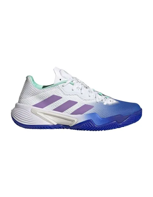 Adidas Barricade Clay Blanco Azul Mujer Hq8428