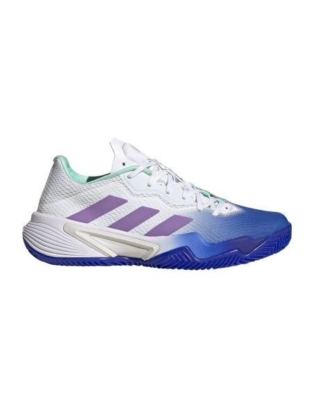 Adidas Barricade Clay Blanco Azul Mujer Hq8428 |Padel offers