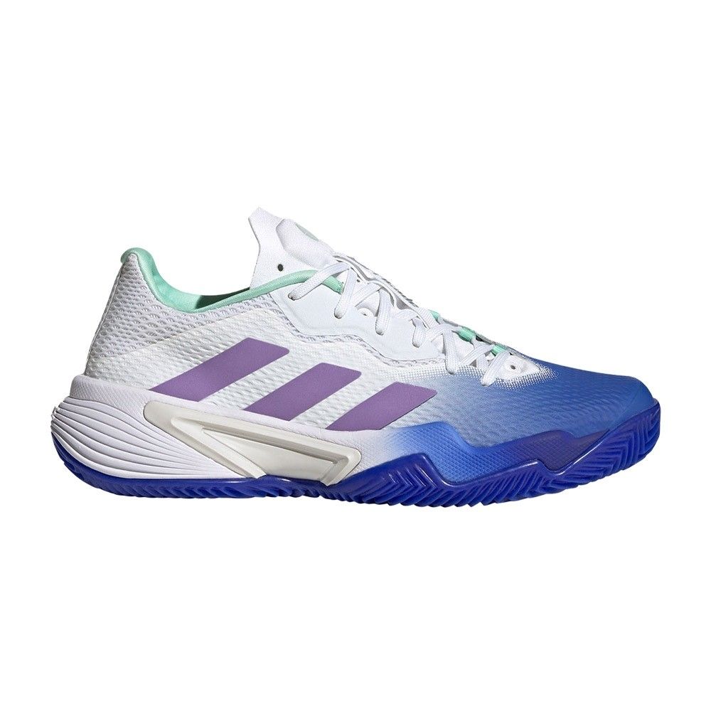 Adidas Barricade Clay Blanco Azul Mujer Hq8428 Talla 42