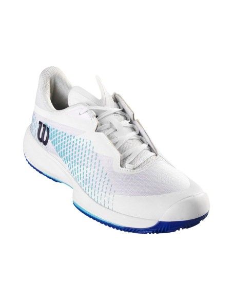 Wilson Kaos Swift 1.5 Clay Blanco Azul Wrs331060 | Ofertas de padel