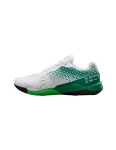 Wilson Rush Pro 4.0 Clay Blanco Verde Wrs330730 | Ofertas de padel