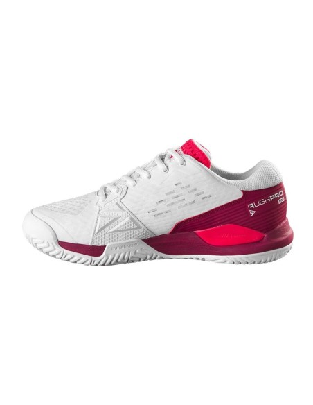 Girls’ White And Magenta Wilson Rush Pro Ace Wrs330380 | Ofertas de padel