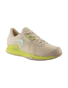 Head Sprint Pro 3.5 Clay Beige Amarillo Mujer | Ofertas de pádel