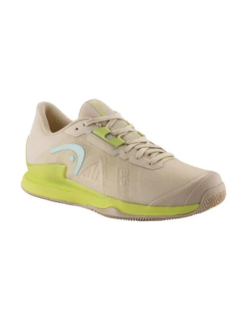 Head Sprint Pro 3.5 Clay Beige Amarillo Mujer 274153 Mcli