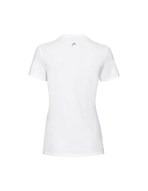 Head Maglietta Club Lucy Bianco Rosso Donna | Ofertas de padel
