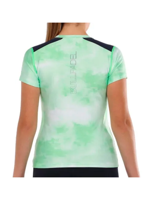 Camiseta Bullpadel Eustas Verde Acido Mujer | Ofertas de pádel